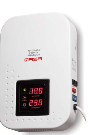 Qasa 1.5HP Wall Mount Automatic Voltage AVR- PRO 1.5HP Stabilizer
