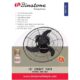 Binatone OBF-1801 18 Inches Aluminum Blade Orbit Fan - Black | Powerful & Stylish