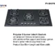 Polystar 5 Burners InBuilt Gas PV-BA8705AGPS efficient