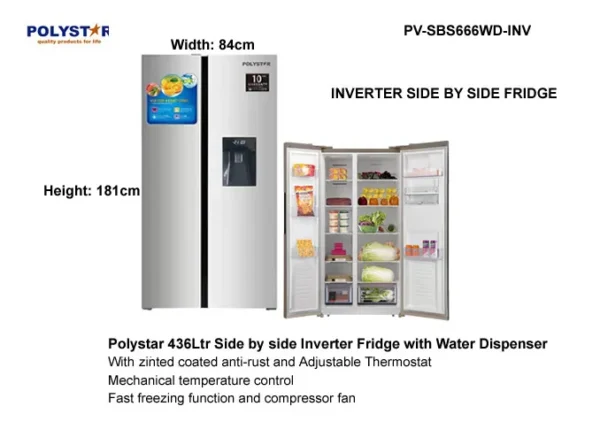 Polystar 436L Inverter Side by Side