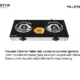 Polystar PV-LP78YF 2 Burner Table Gas Cooker