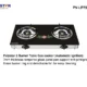 Polystar PV-LP79PGP  2 Burner Table Gas Cooker