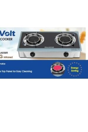 DuraVolt  DGC-2BG 2 Burner Tempered Glass Infrared Table Top Gas Cooke | Modern & Efficient Cooking