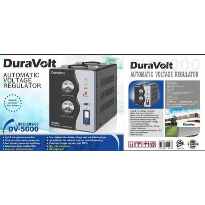 Duravolt 5000W voltage stabilizer DV-5000