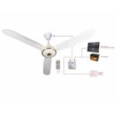 Duravolt 56 inch AC DC ceiling fan white DCF-56ACDC