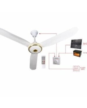 Duravolt 56 inch AC DC ceiling fan white DCF-56ACDC