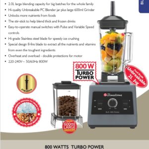 Binatone 800W Blender & Grinder 2L BLG-809 Price in Nigeria