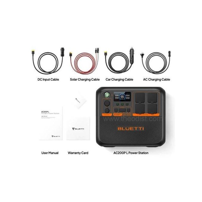 BLUETTI AC200P L 2,400W 2,304Wh Portable Power Station
