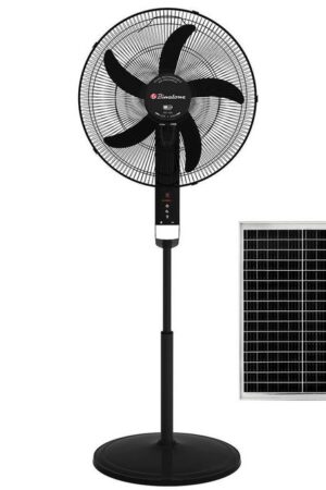 Binatone 18 inch rechargeable fan RCF-1858 with solar panel