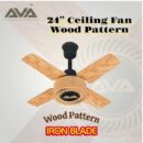AVA 24 inch wood pattern ceiling fan Nigeria