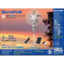 Duravolt DRF-2918 18 inch rechargeable standing fan Nigeria