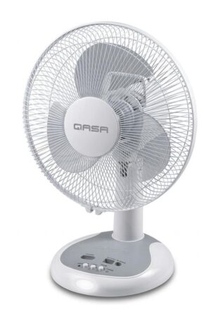 Qasa QRF-2912 12 inch rechargeable table fan Nigeria