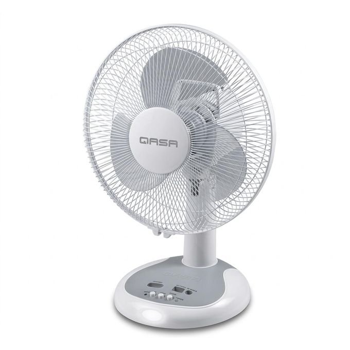Qasa QRF-2912 12 inch rechargeable table fan Nigeria