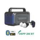 Duravolt DSPP-200BT 200W portable solar power station with Bluetooth speaker and FM radio Nigeria