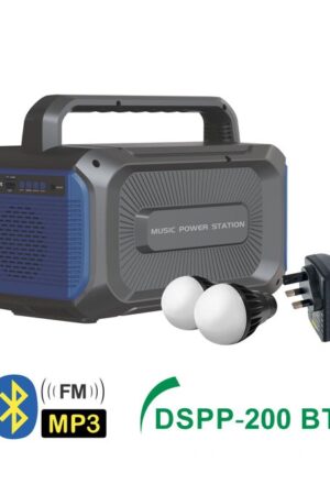 Duravolt DSPP-200BT 200W portable solar power station with Bluetooth speaker and FM radio Nigeria