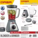 Qasa QBL-20L40 Eco 2L 500W Blender Grinder Nigeria