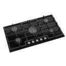 Maxi ED045 5 Burner Tabletop Gas Cooker Black Glass Edge Model Nigeria