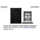 Polystar 2 Baskets Dishwasher Free Standing with Touch Control Panel Nigeria