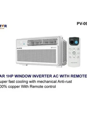 Polystar PV-09WINV 1HP Window Inverter Air Conditioner Nigeria