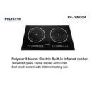 Polystar PV-JY502GA 2 Burner Electric Built-In Infrared Cooker Nigeria