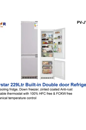 Polystar PV-JYBRF231H 229 Liters Built-In Bottom Mount Refrigerator Nigeria