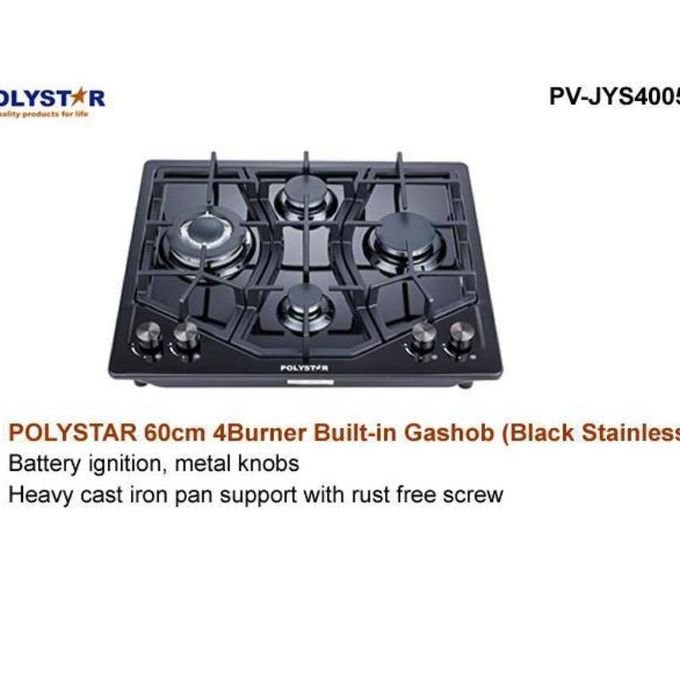 Polystar PV-JYS4005 60cm 4 Burner Gas Hob Nigeria