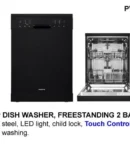 Polystar PV-NYDSWBP Free Standing 2 Baskets Dishwasher Nigeria