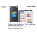 Polystar PV-SF180BB 90L Single Door Table Top Refrigerator Nigeria