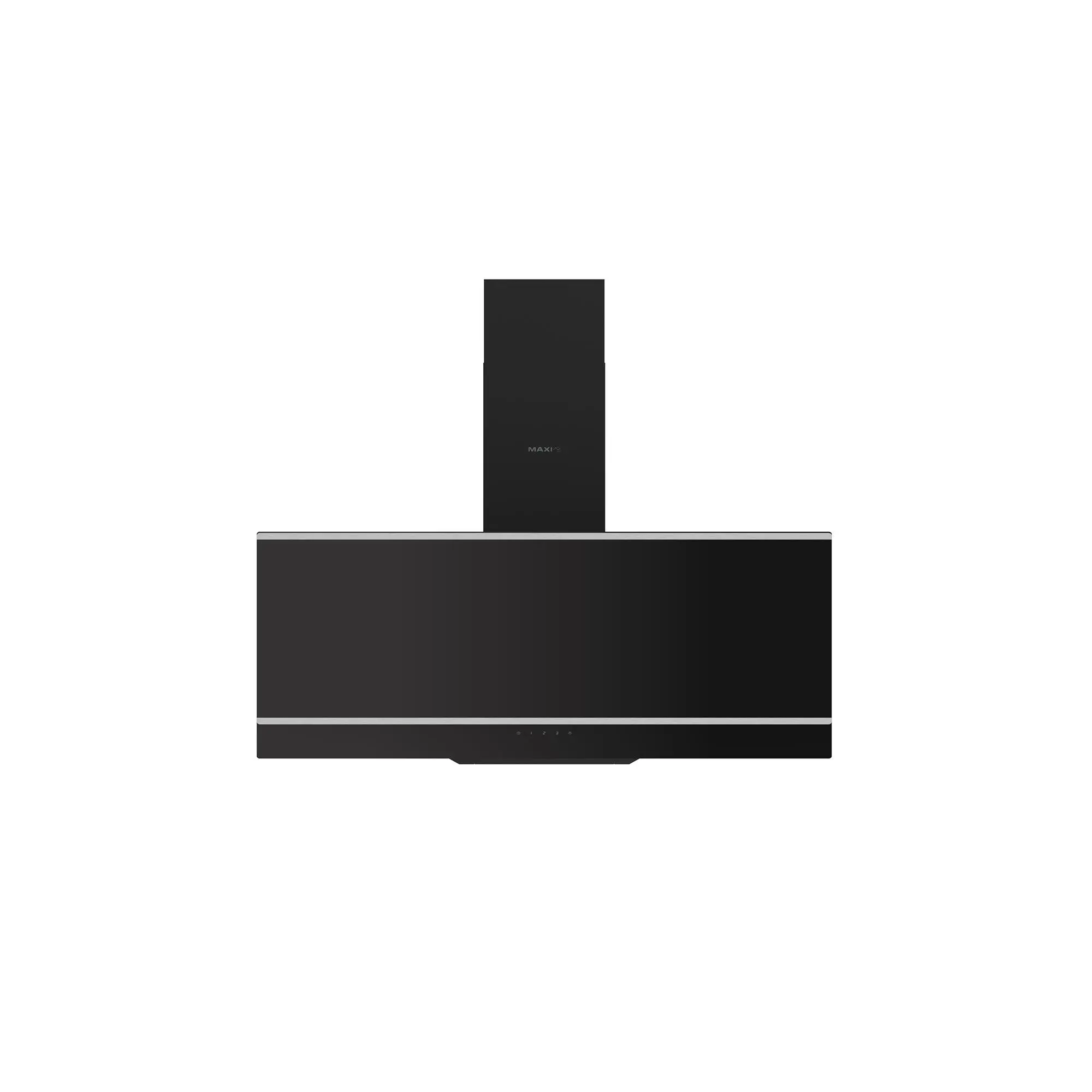 Maxi D0029BL 90cm Angled Curved Black Glass Range Hood Nigeria