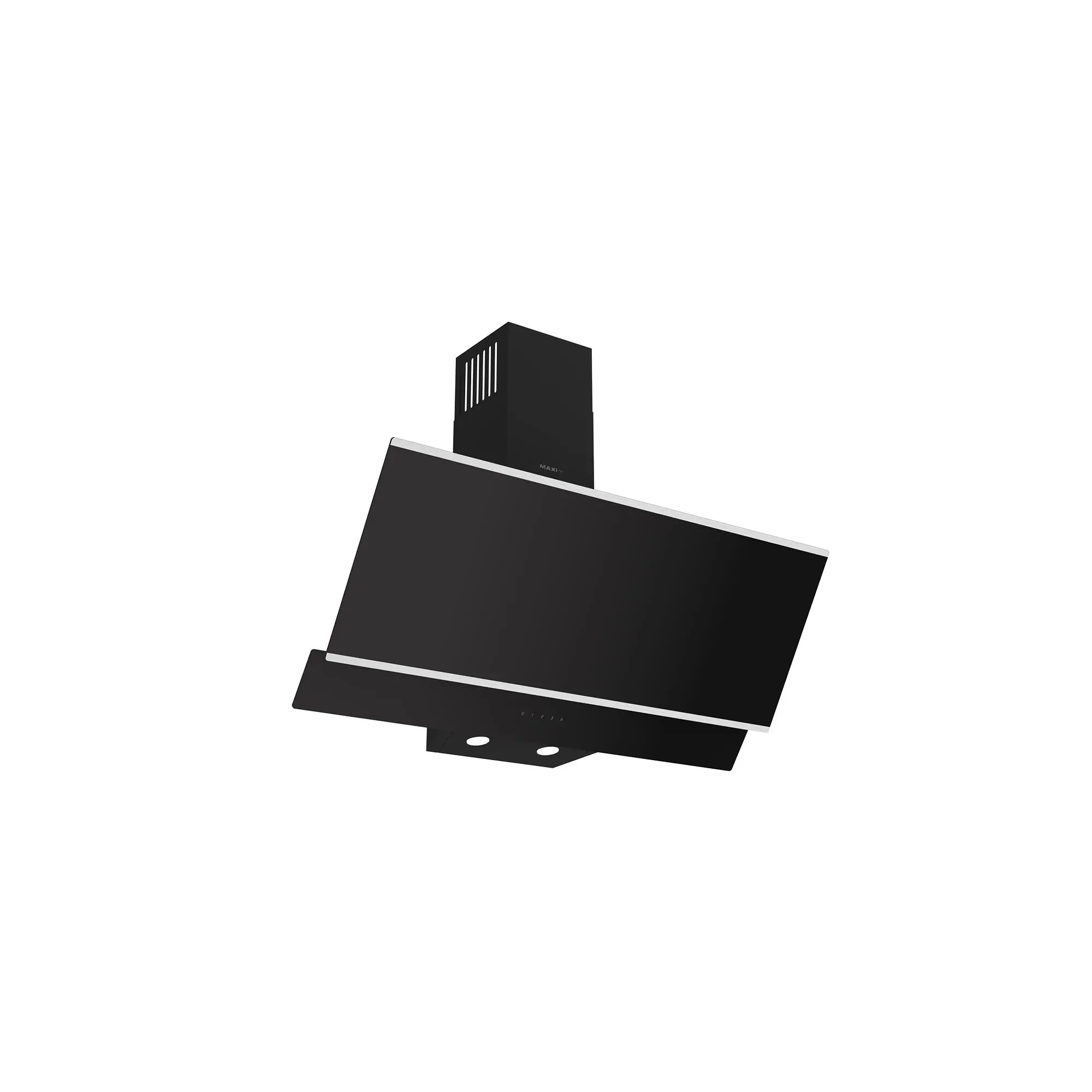Maxi D0029BL 90cm Angled Curved Black Glass Range Hood Nigeria