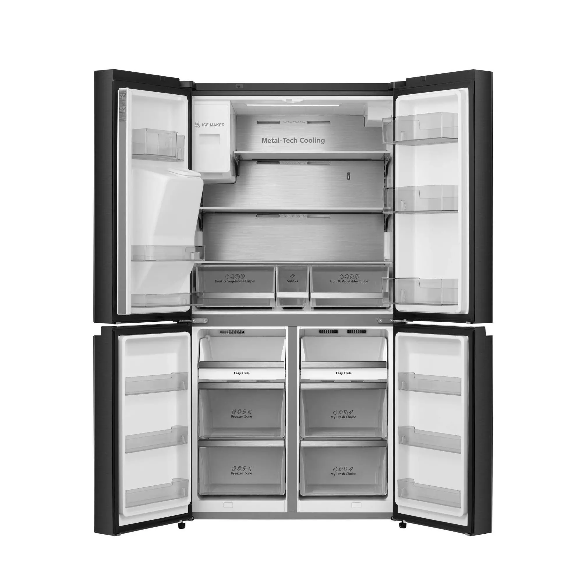 Hisense 522L Cross Door Refrigerator 68WCB in Nigeria