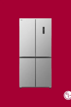 LG GCFB48FPLAM 550L Cross Door Refrigerator Silver in Nigeria