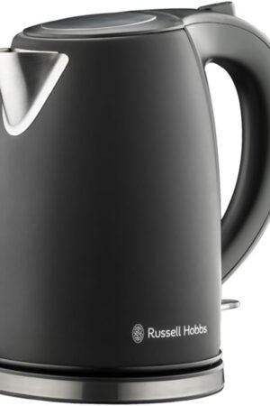 Russell Hobbs 1.7L Matte Black Stainless Steel 2400W Kettle in Nigeria