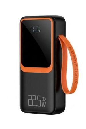 Bamiplus 30000mAh 22.5W Power Bank with built-in cables
