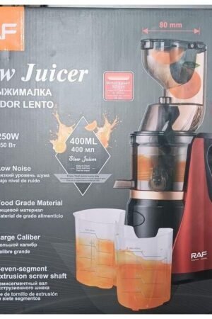 RAF R.2831 250W multifunctional fruit and vegetable juicer extractor